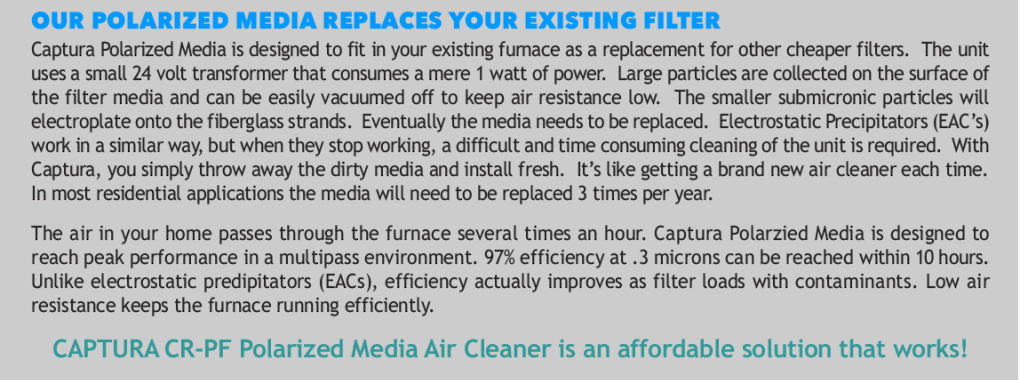 About Polarized Media and HEPA Filters